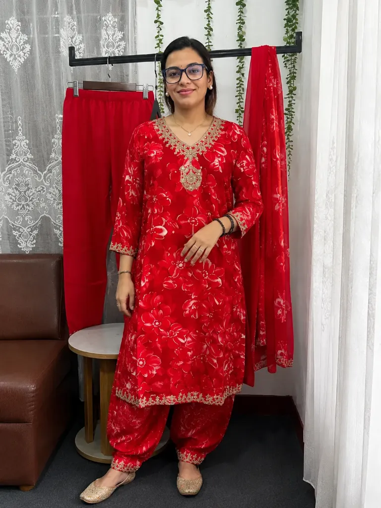 A06 straight kurtha  set