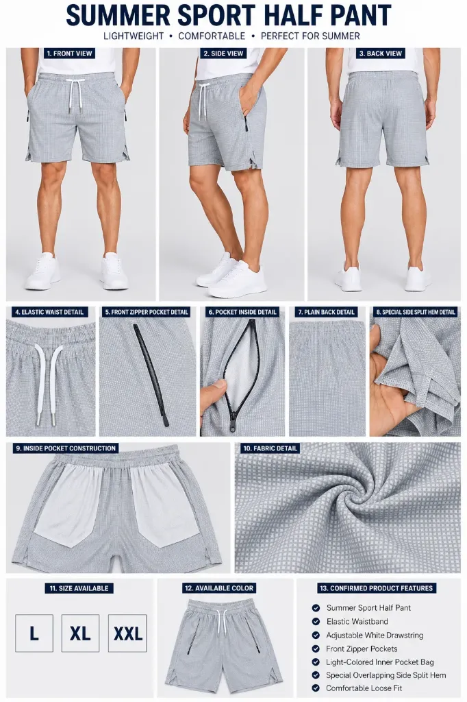 Sport half pant bo1